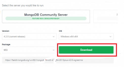 download mongodb community edition for mac