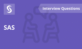 SAS Interview Questions