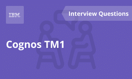 Cognos TM1 Interview Questions