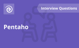 Pentaho Interview Questions