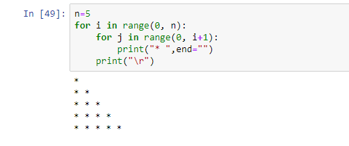 Nested Loop Python Patterns