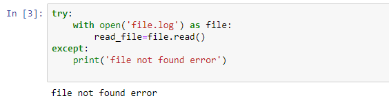 file not found error