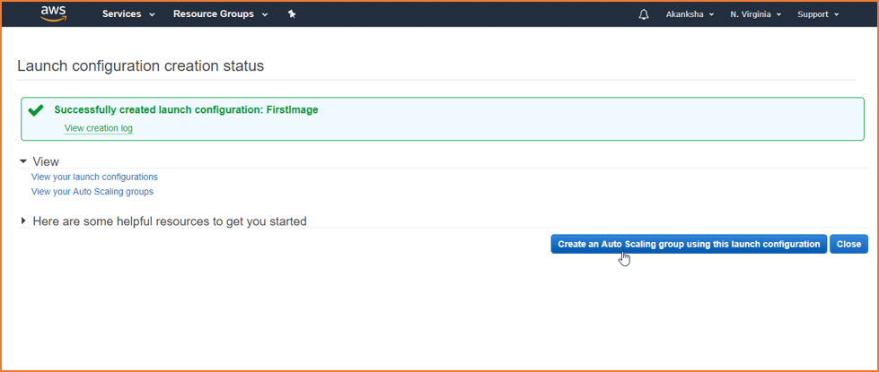 aws autoscaling demo