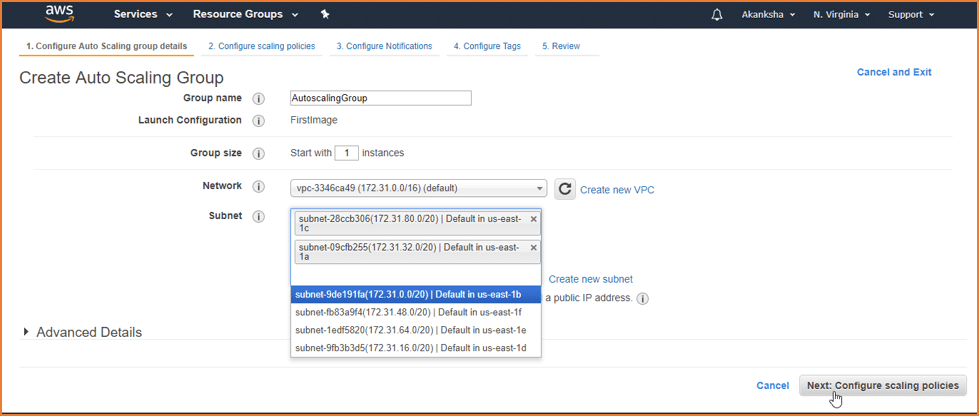 aws autoscaling demo