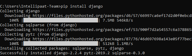 Django installation