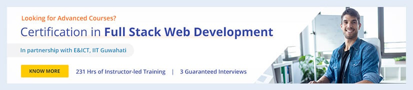 Certification in Full Stack Web Development