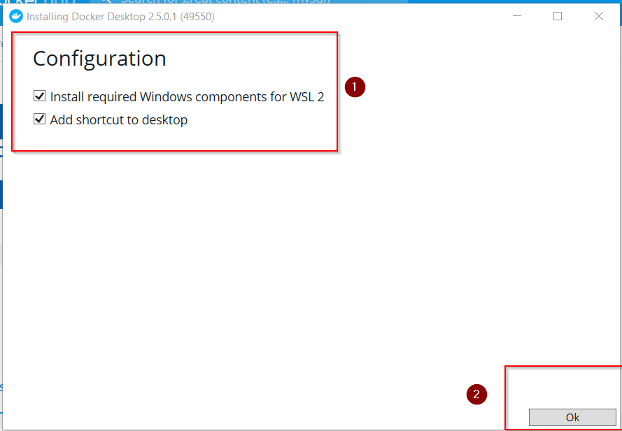 Installation for Windows Configuration