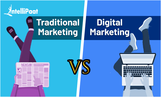 feature image Traditional Marketing vs digital marketing