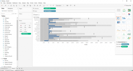 How to create Bullet Chart in Tableau? - Intellipaat Blog