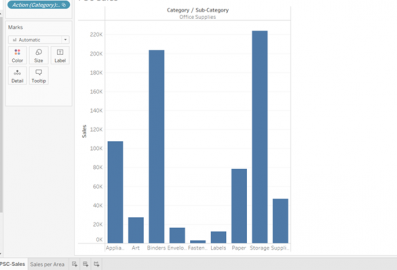 Actions in Tableau | Using Action Filter in Tableau Dashboard