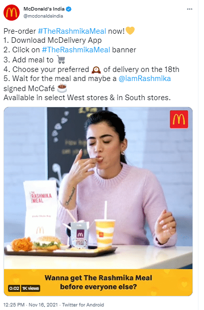 McDonald’s Famous Orders