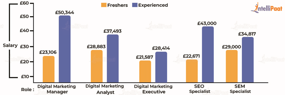 Digital Marketing Salary in the UK