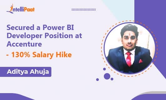 Secured a Power BI Developer position at Accenture - 130% Salary Hike