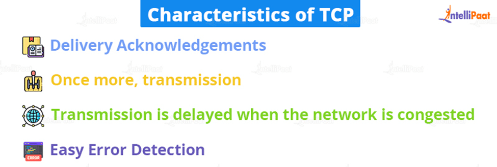 Characteristics of TCP