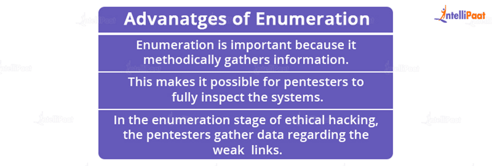 Advantages of Enumeration