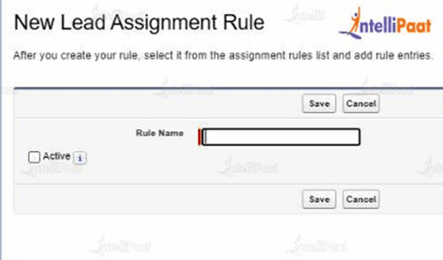 new lead assignment rule
