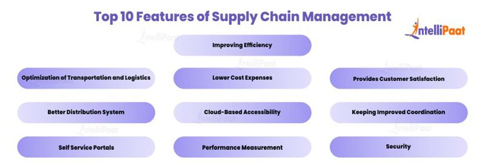 Top Features Of Supply Chain Management Intellipaat