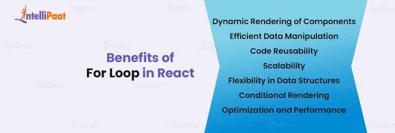 Benefits of For Loop in React