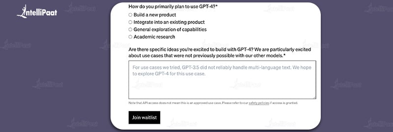 GPT API Form