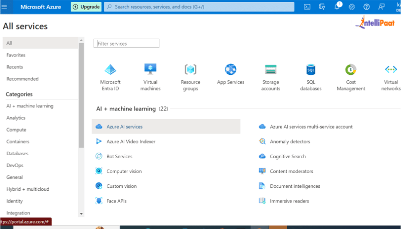 Azure all services