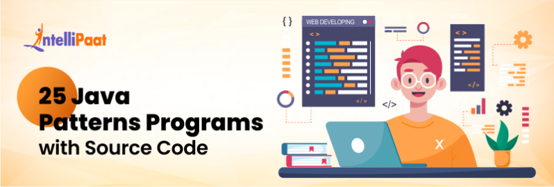 25 Java Pattern Programs with Source Code