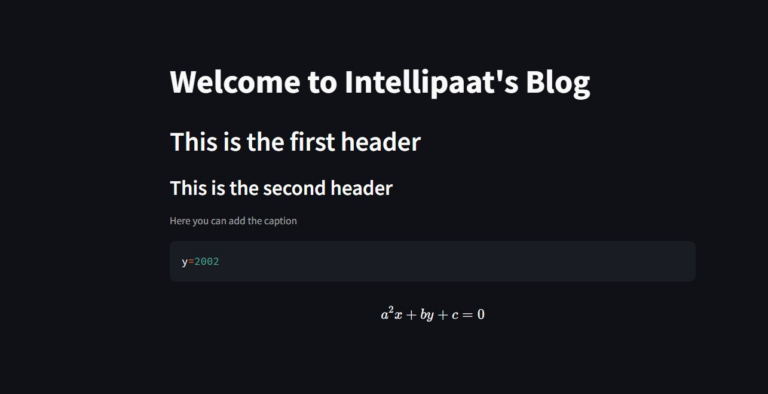 Streamlit Python: Installation, Usage, and Applications