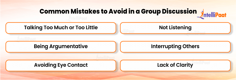 Common Mistakes to Avoid in a Group Discussion