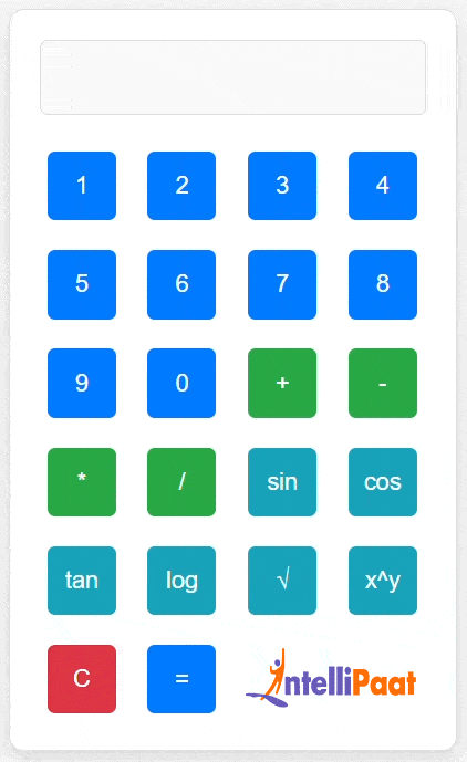 Scientific Calculator Using JavaScript