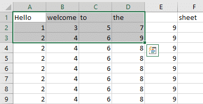 Lock Specific Cells in Excel