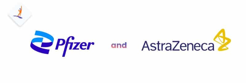 Pfizer and AstraZeneca