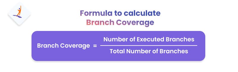 Formula to calculate branch coverage