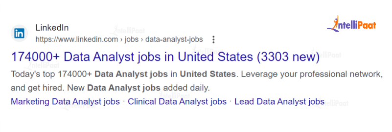Data Analyst Jobs in US – Data Analyst vs. Data Scientist – Intellipaat