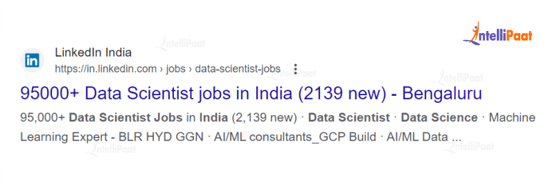 Data Scientist Jobs in India – Data Analyst vs. Data Scientist – Intellipaat