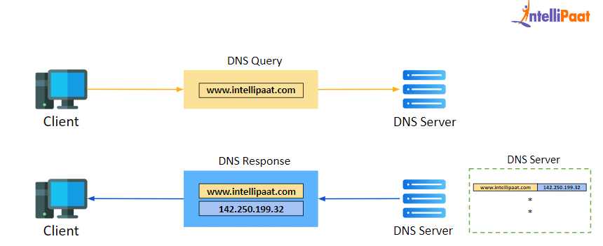 DNS With ARP diagram