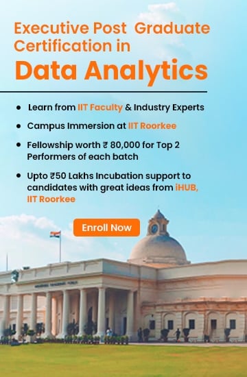 Executive Post Graduate Certification in Data Analytics IIT R