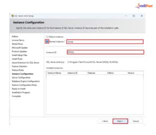 SQL Server Installation Steps