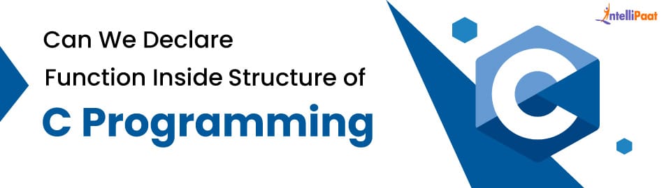 Can we declare function inside the structure of c programming?