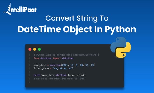 Convert String to DateTime Object in Python Small