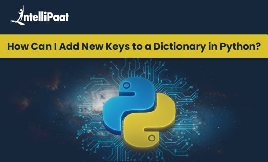 How can I add new keys to a dictionary in Python Category Image