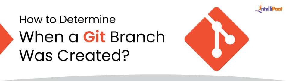 How to determine when a Git branch was created