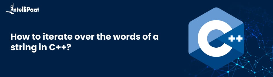 How to iterate over the words of a string in C++?