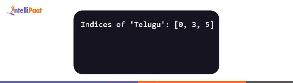 Index and Value using for-loop with Conditional Check method in Python