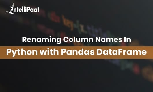 Renaming column names in Python with pandas DataFrame Category Image