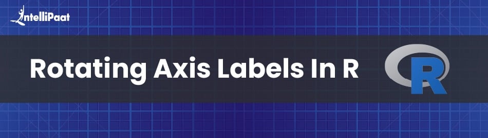 Rotating axis labels in R