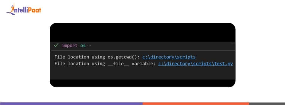 Using os.getcwd() to Get Directory in Python Output