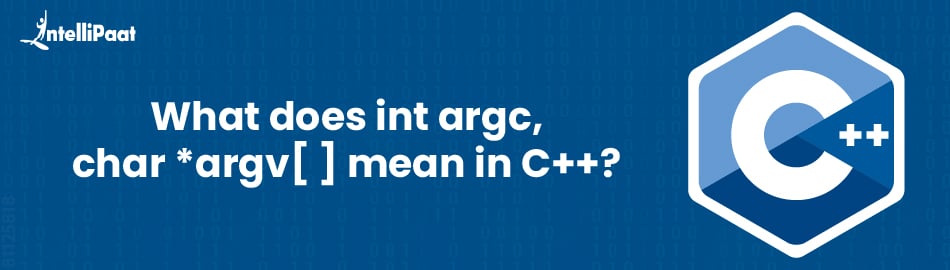 What does int argc, char *argv[ ] mean in C++?