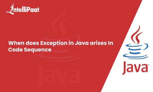 When does Exception in Java arises in code sequence small