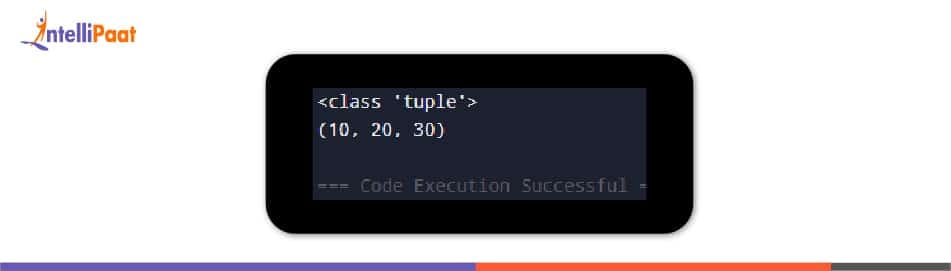 Tuple Example in Python
ouput