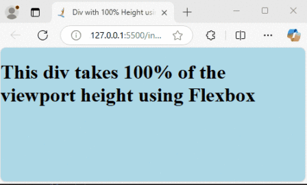 How To Make A Div 100 Height Of The Browser Window In Css How To Make A Div 100 Height Of The Browser Window In Css