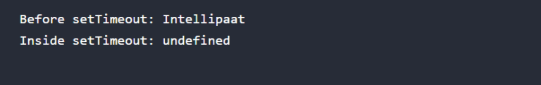 setTimeout() in JavaScript - Intellipaat